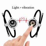 Long-distance bracelets Light + Vibration